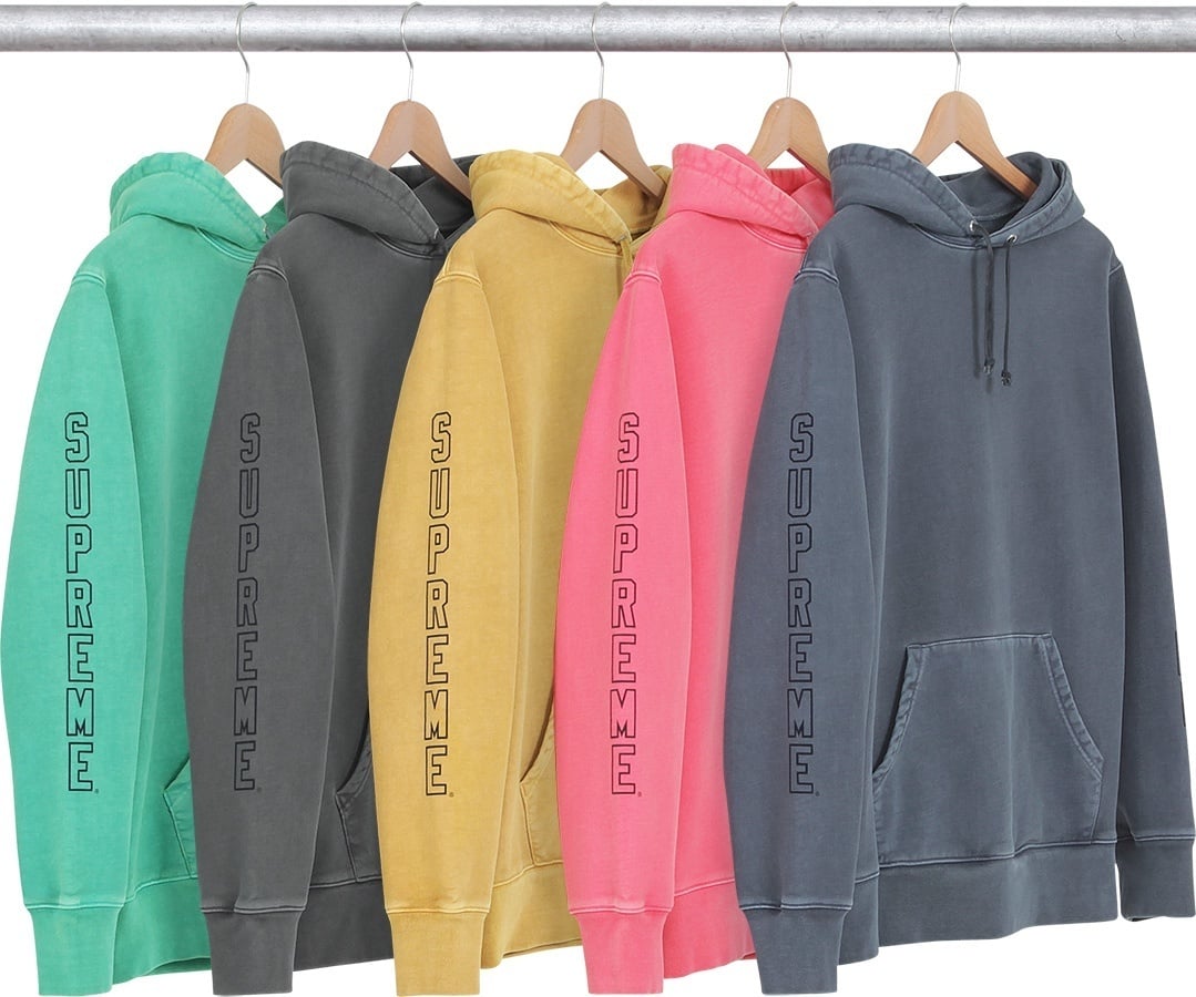 Over Dyed Hooded Sweatshirt